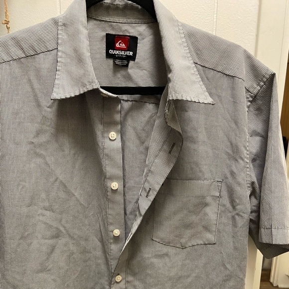 Mens Small shirt quicksilver checkered - Picture 1 of 10